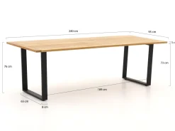 Apple Bee Condor 240 cm Gartenmöbel-Set 7-teilig