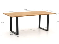 Apple Bee Condor 190 cm Gartenmöbel-Set 5-teilig