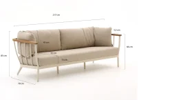 Apple Bee Condor Gartensofa 3-Sitzer 217 cm