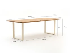 Apple Bee Condor Gartentisch 240x95x75 cm