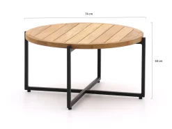 Apple Bee Condor Loungetisch ø 74 cm (h: 38 cm)