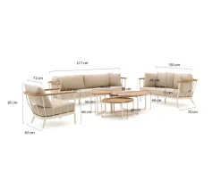 Apple Bee Condor Sessel-Sofa Lounge-Set 6-teilig 6-Sitzer