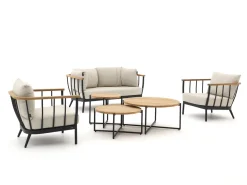 Apple Bee Condor Sessel-Sofa Lounge-Set 6-teilig 4-Sitzer