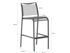 Apple Bee Hawaii Barhocker Outdoor