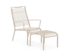 Apple Bee Hawaii Gartensessel stapelbar mit Gartenhocker