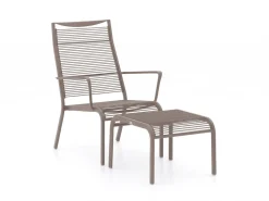 Apple Bee Hawaii Gartensessel stapelbar mit Gartenhocker