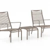 Apple Bee Hawaii Lounge Balkonmöbel-Set 3-teilig stapelbar