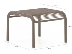 Apple Bee Hawaii Lounge Balkonmöbel-Set 3-teilig stapelbar