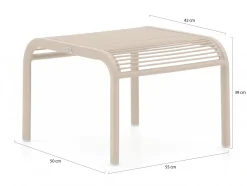 Apple Bee Hawaii Lounge Balkonmöbel-Set 3-teilig stapelbar