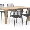 Apple Bee Hawaii/ROUGH-S 160 cm Gartenmöbel-Set 5-teilig stapelbar