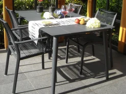 Apple Bee Hawaii/ROUGH-S 160 cm Gartenmöbel-Set 5-teilig stapelbar