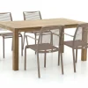 Apple Bee Hawaii/ROUGH-S 160 cm Gartenmöbel-Set 5-teilig stapelbar