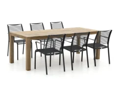 Apple Bee Hawaii/ROUGH-S 220 cm Gartenmöbel-Set 7-teilig stapelbar
