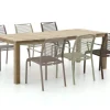 Apple Bee Hawaii/ROUGH-S 220 cm Gartenmöbel-Set 7-teilig stapelbar