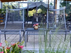 Apple Bee Hawaii Stapelsessel Garten mit Hocker