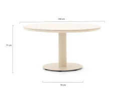Apple Bee Melville Gartentisch ø 140 cm