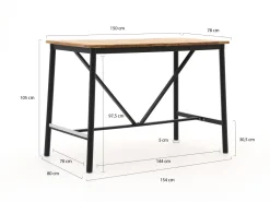 Apple Bee Milou Bartisch Outdoor 150x78x105 cm