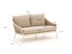 Apple Bee Milou Gartensofa 2-Sitzer 145 cm