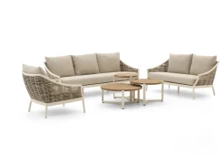 Apple Bee Milou/Monaco Sessel-Sofa Lounge-Set 6-teilig 6-Sitzer