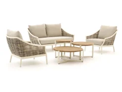 Apple Bee Milou/Monaco Sessel-Sofa Lounge-Set 6-teilig 4-Sitzer