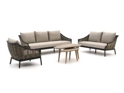 Apple Bee Milou/ROUGH-K Sessel-Sofa Lounge-Set 5-teilig