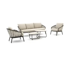 Apple Bee Pine Key Sessel-Sofa Lounge-Set 5-teilig 5-Sitzer