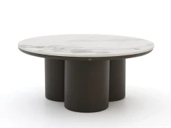Apple Bee Tonga Beistelltisch-Set ø 80 cm (h: 36 cm)/ø 60 cm (h: 44 cm)