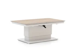 Bellagio Alimini Garten Lounge Esstisch 132/182x70x51/67,5 cm verstellbar ausziehbar