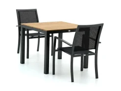 Bellagio Anzio/Fidenza 90 cm Gartenmöbel-Set 3-teilig stapelbar