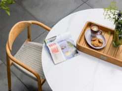 Bellagio Anzio/Lodola ø 130 cm Gartenmöbel-Set 5-teilig stapelbar