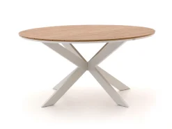 Bellagio Avenza/Fidenza ø 149 cm Gartenmöbel-Set 6-teilig verstellbar