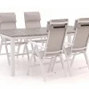 Bellagio Avenza/Fidenza 183 cm Gartenmöbel-Set 5-teilig verstellbar