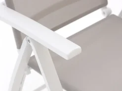 Bellagio Avenza/Fidenza 90 cm Gartenmöbel-Set 5-teilig verstellbar