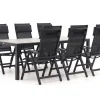 Bellagio Avenza/Fidenza 220 cm Gartenmöbel-Set 7-teilig verstellbar