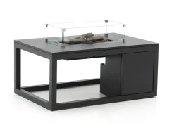 Bellagio Avolo/Cosiraw 120 cm Ecklounge-Set mit Feuertisch 3-teilig rechts