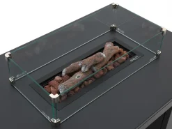 Bellagio Avolo/Cosiraw 120 cm Ecklounge-Set mit Feuertisch 3-teilig rechts