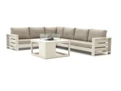 Bellagio Avolo/Cosiraw 100 cm Ecklounge-Set 3-teilig links 6-Sitzer