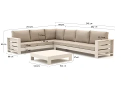 Bellagio Avolo Ecklounge-Set 3-teilig links
