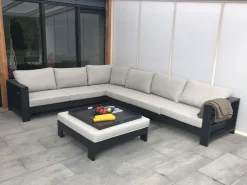 Bellagio Avolo Gartensofa 3-Sitzer rechter Arm 253 cm