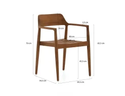 Bellagio Balba/Bruca 220 cm Gartenmöbel-Set 7-teilig stapelbar