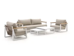 Bellagio Bertinoro Sessel-Sofa Lounge-Set 5-teilig 5-Sitzer