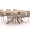 Bellagio Birgi Novo/Induno Deens Ovaal 220cm dining tuinset 7-delig stapelbaar