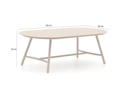 Bellagio Bondeno Loungetisch 130x60x42 cm