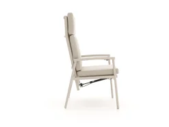 Bellagio Bondeno/Sestino 160 cm Gartenmöbel-Set 5-teilig verstellbar