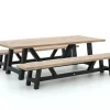 Bellagio Bresimo 260 cm Picknick Sitzgruppe 3-teilig