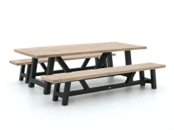 Bellagio Bresimo 260 cm Picknick Sitzgruppe 3-teilig
