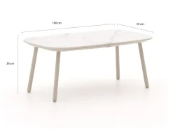 Bellagio Caronia lounge Loungetisch 100x55x38 cm