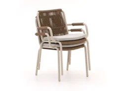 Bellagio Caronia/Sestino 160 cm Gartenmöbel-Set 5-teilig stapelbar