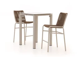 Bellagio Caronia/Trecenta 75 cm Gartenbar-Set 3-teilig stapelbar