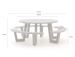 Bellagio Cavoli Picknicktisch ø 150 cm